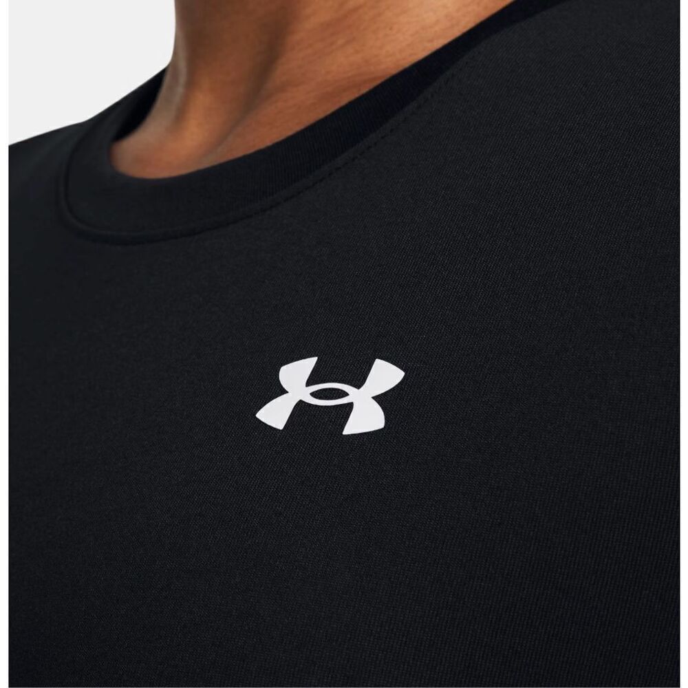 UNDER ARMOUR - TWO (2) NWT - L Sz 1X HeatGear Loose Fit Short Sleeve Tee/Black - Picture 4 of 15